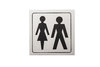 Metl-Stik "WC mies ja nainen" 9x9 cm